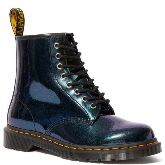 1460 farrah glitter boot teal